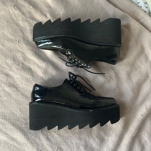 Jeffrey Campbell platform pointed creepers